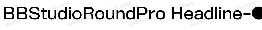 BBStudioRoundPro Headline字体转换